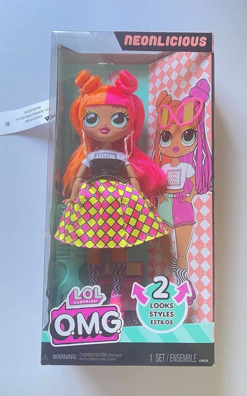 NEW LOL Surprise OMG Neonlicious Fashion Doll With Multiple Surprises NIB